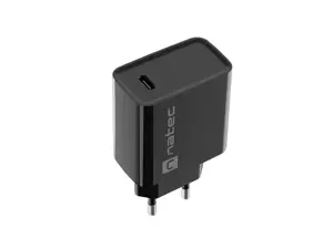 NATEC USB ĮKROVIKLIS RIBERA USB-C 20W PD JUODAS