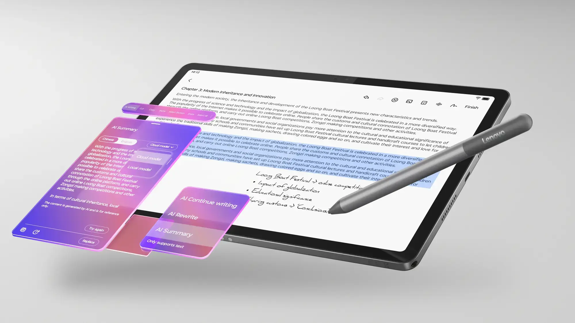 Lenovo Idea Tab 11 2.5K Mediatek Dimensity 6300/8GB/128GB/Android 15/Grey/2Y Warranty | Lenovo
