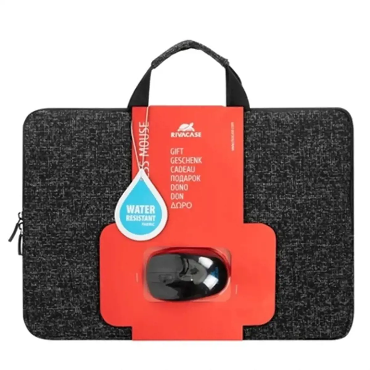 NB DĖKLAS ANVIK 15.6" + PELĖ/7916 BLACK RIVACASE