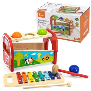 Viga Toys muzikinis žaislas vaikams 2 in 1