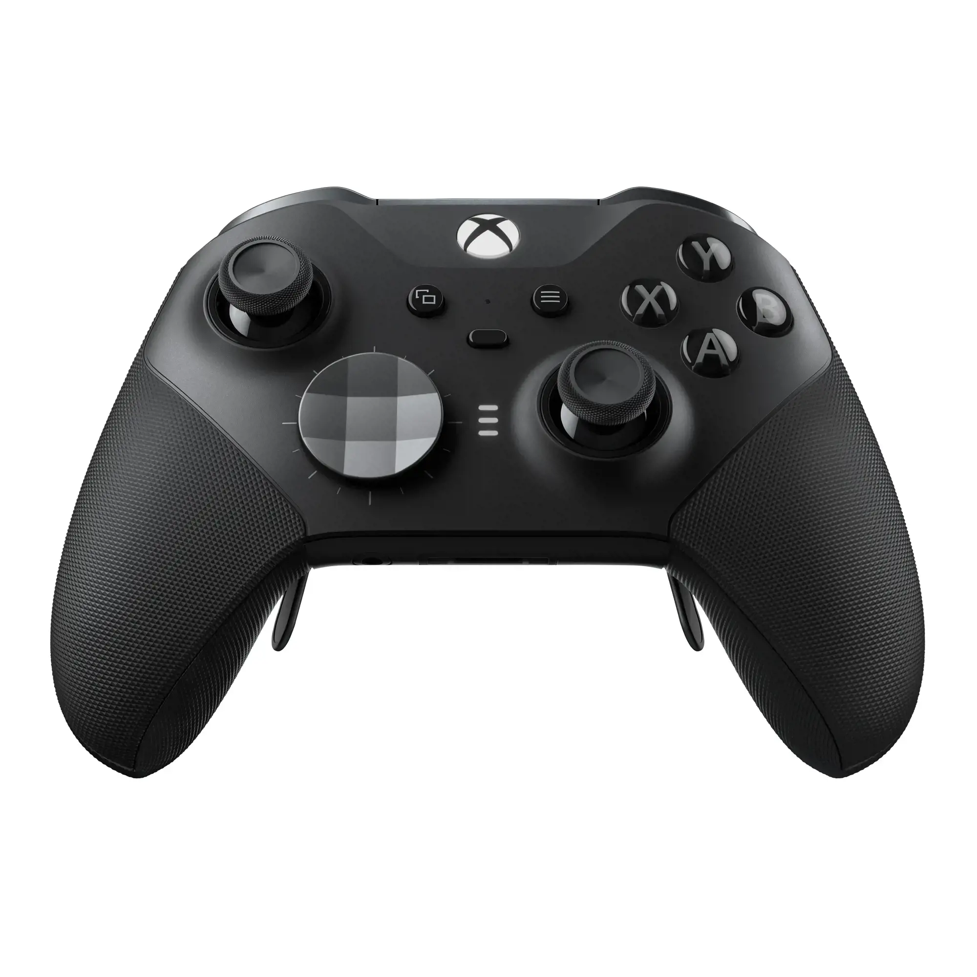 "Microsoft Elite Wireless Controller Series 2", žaidimų bloknotas, "Android", kompiuteris, "Xbox One", "Xbox One X", meniu mygtukas, parinkčių mygtukas, analoginis / skaitmeninis, laidinis ir belaidis, "Bluetooth" / USB