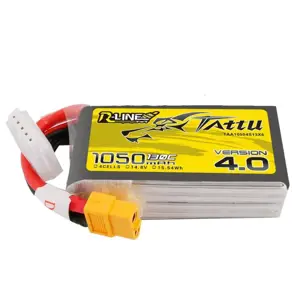 "Tattu R-Line 4.0 1050mAh 14,8V 130C 4S1P XT60 baterija