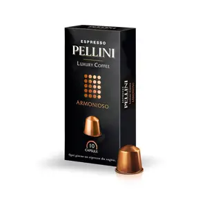 Maltos kavos kapsulės PELLINI TOP Luxury Armonioso, 50g (10x5g), 10 vnt./pak.