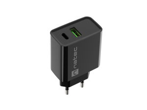NATEC TINKLO ĮKROVIKLIS RIBERA USB-A+USB-C 20W PD