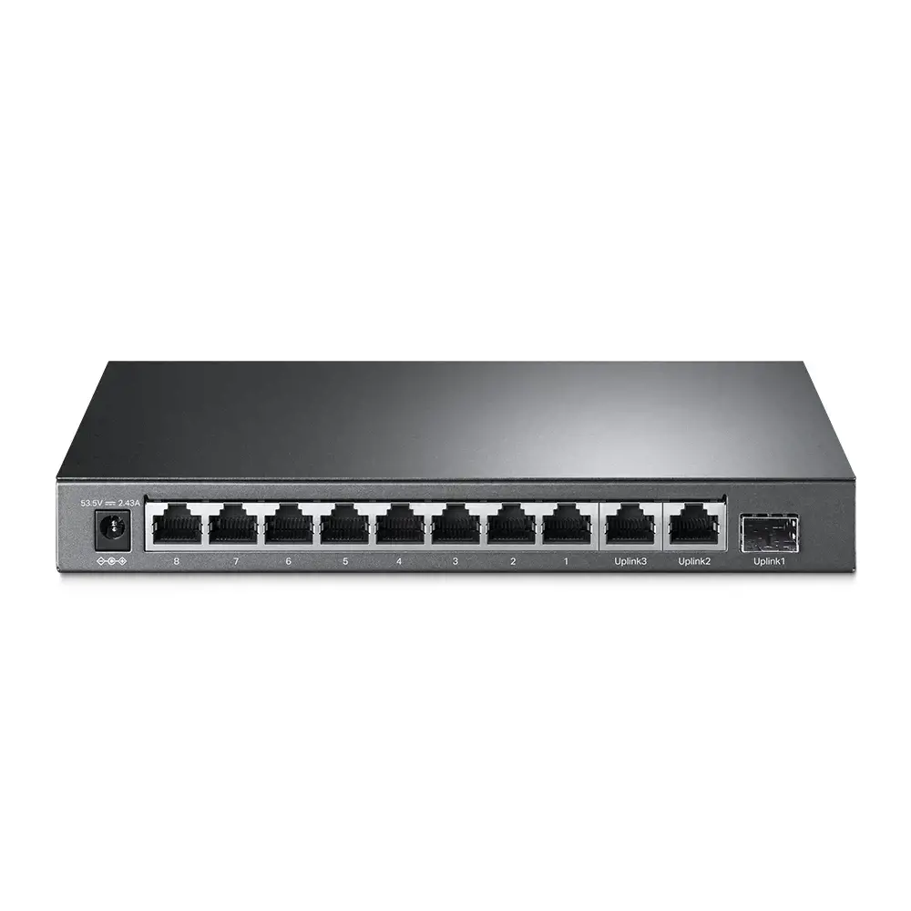 TP-Link TL-SG1210MP, nevaldomas, Gigabit Ethernet (10/100/1000), maitinimas per Ethernet (PoE)