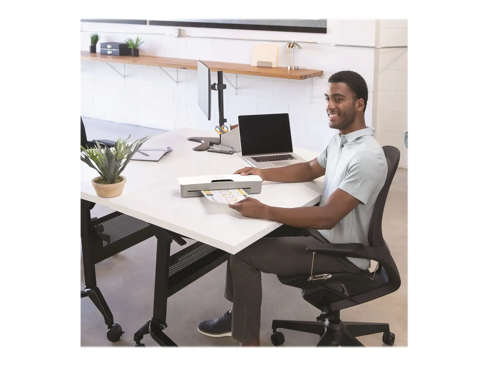 "Fellowes" BF5601601, Karštas laminatorius, 3 min, 12,5 cm, A3, pilkas, baltas