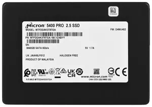 "MICRON 5400 PRO" 3840 GB SATA 2,5'' (7 mm) SSD diskas be SSD [viena pakuotė]