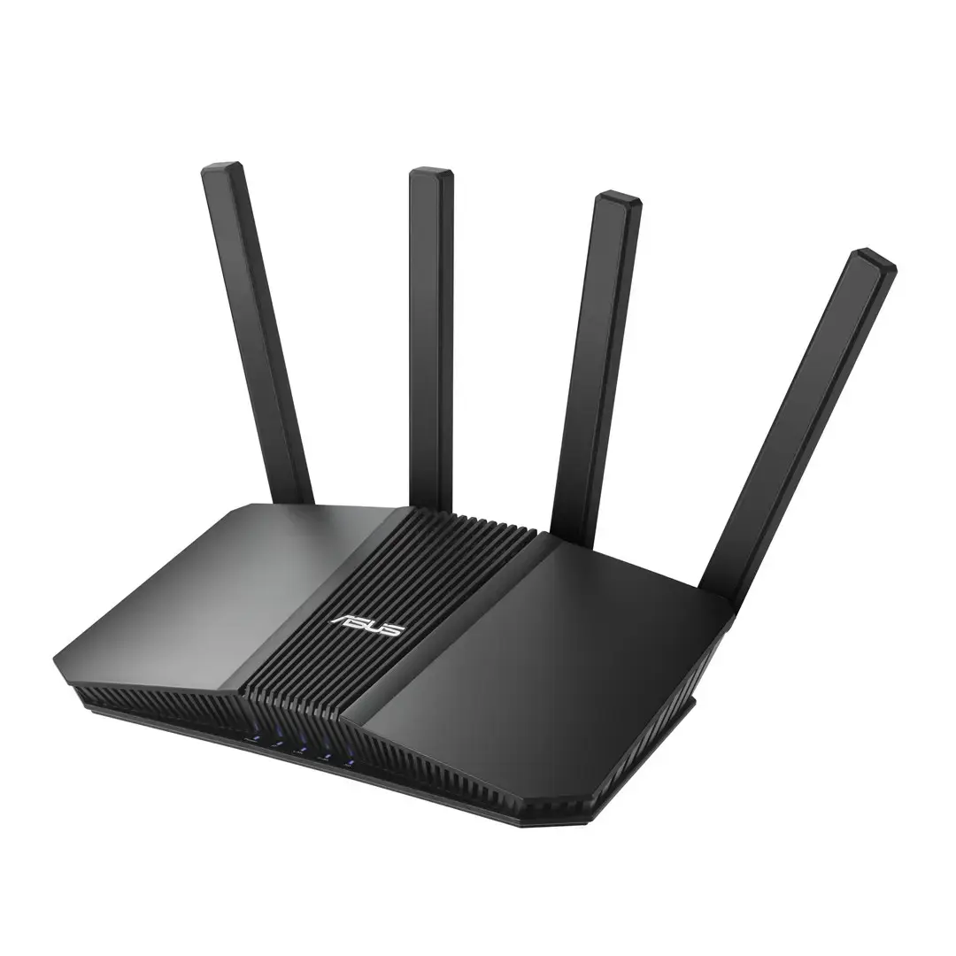 Wireless Router ASUS Wi-Fi 7 (802.11be) Data speed 3600 Mbit/s Ethernet WAN Yes WAN connection type RJ-45 Ethernet LAN Yes 5xLAN ports RT-BE55