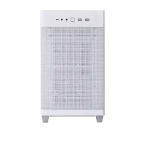 ASUS Prime AP201 MicroATX, Mini Tower, kompiuteris, baltas, micro ATX, Mini-ITX, 17 cm, 33,8 cm
