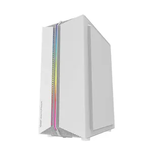 Darkflash DK151 computer case LED with 3 fans (white)