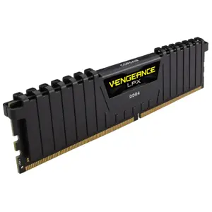 CORSAIR Vengeance 16GB DDR4 DIMM 3200MHz 1x16GB Unbuffered Dual Rank 16-20-20-38 XMP 2.0 LPX PCB 1.35V Heatspreader Black