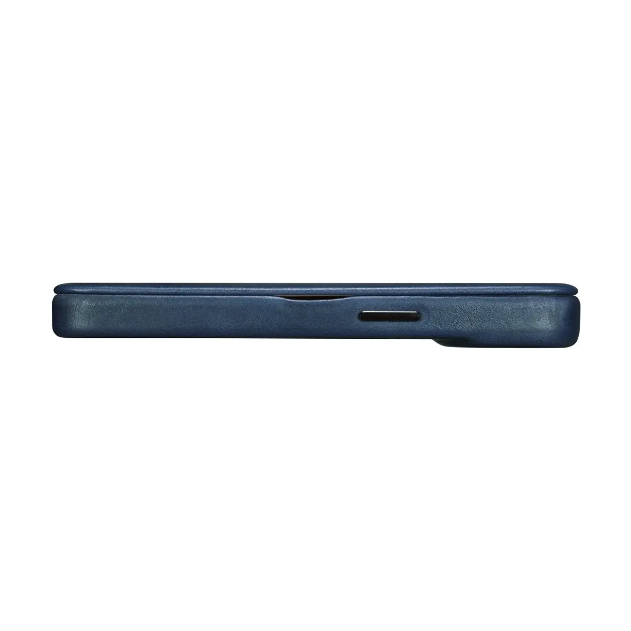 "iCarer CE Oil Wax Premium Leather Folio Case" odinis dėklas "iPhone 14 Pro", magnetinis "MagSafe", mėlynas (AKI14220706-BU)