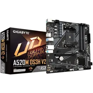Pagrindinė plokštė GIGABYTE AMD A520 SAM4 Micro-ATX Atmintis DDR4 Atminties lizdai 4 1xPCI-Express …