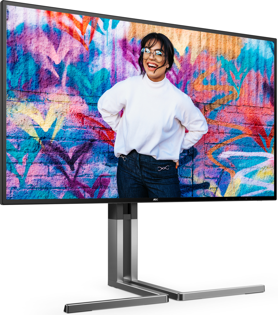 AOC Q27U3CV | 27 " | IPS | 16:9 | 75 Hz | 4 ms | 2560 x 1440 pixels | 420 cd/m² | HDMI ports quantity 1