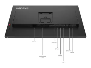 LENOVO 27" T27QD-40 QHD IPS 16:9 120HZ DP/HDMI/USB-C(96W)/RJ45
