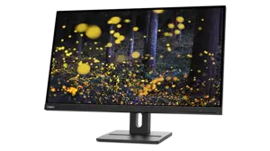 Monitorius Lenovo ThinkVision E27q-20, 68.6 cm (27"), 2560 x 1440 pixels, Quad HD, LED, 6 ms, Black