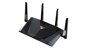 ASUS RT-BE88U, Wi-Fi 7 (802.11be), Dual-band (2.4 GHz / 5 GHz), Ethernet LAN, Black, Grey, Tabletop router