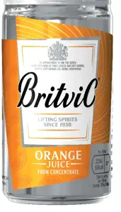 Gaivusis gėrimas BRITVIC Orange juice, 150ml, D