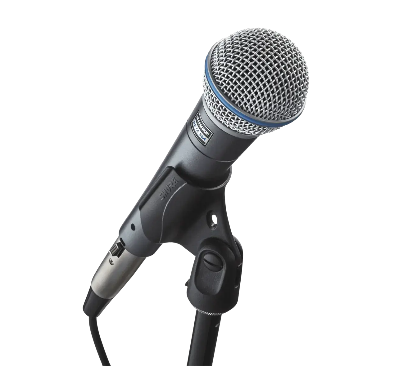 "Shure Beta 58A" - dinaminis, superkardioidinis, vokalinis mikrofonas