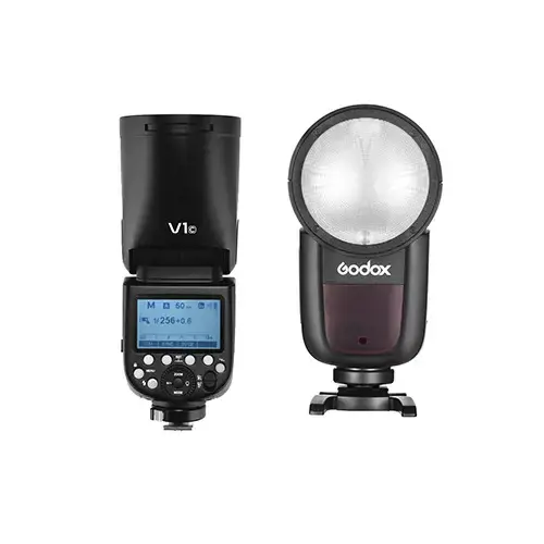 Godox V1 round head flash Canon