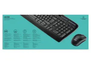 LOGITECH belaidis kombainas MK330 - JAV tarptautinis - 2,4 GHz - NSEA - CR