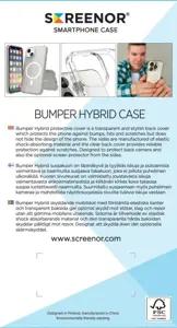 SCREENOR BUMPER IPHONE 17 PRO MAX MAGSAFE LÄPINÄKYVÄ