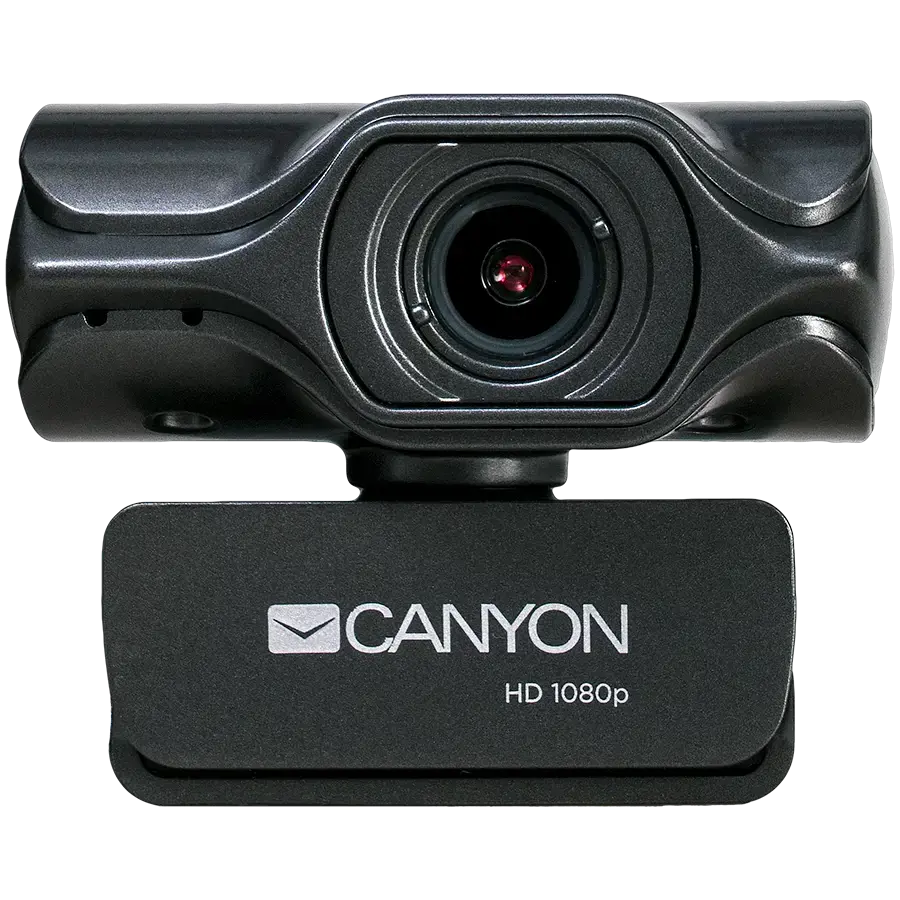 CANYON C6 2k Ultra Full HD 3.2Mega internetinė kamera su USB2.0 jungtimi, įmontuotu MIC, IC SN5262, jutiklis Aptina 0330, matymo kampas 80°, su trikoju, laido ilgis 2.0 m, pilka, 61.1*47.7*63.2 mm, 0.182 kg