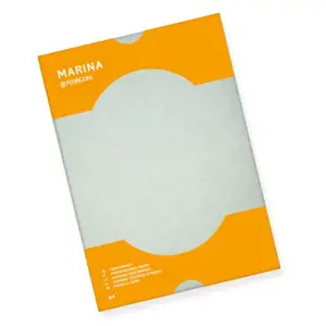 Dekoratyvinis popierius MARINA, A4, 90 g/m2, 50 lapų, pilkos sp.