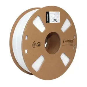 "Flashforge" ABS plastikinis siūlas, 1,75 mm skersmens, 1 kg, baltas