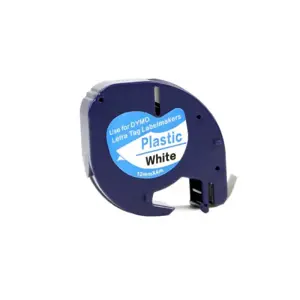 Analoginė Dymo LetraTag juosta balta 91201 (12 mm x 4 m)