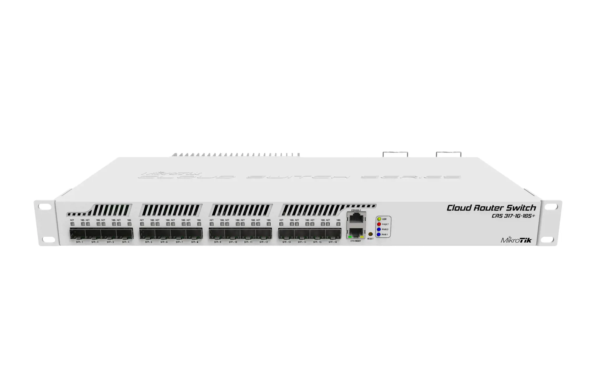 Mikrotik CRS317-1G-16S+RM tinklo komutatorius Valdomas L3 Nėra Pilka 1U