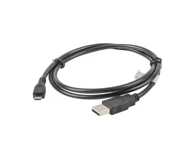 LANBERG CA-USBM-10CC-0010-BK kabelis USB 2.0 micro AM-MBM5P 1m juodas