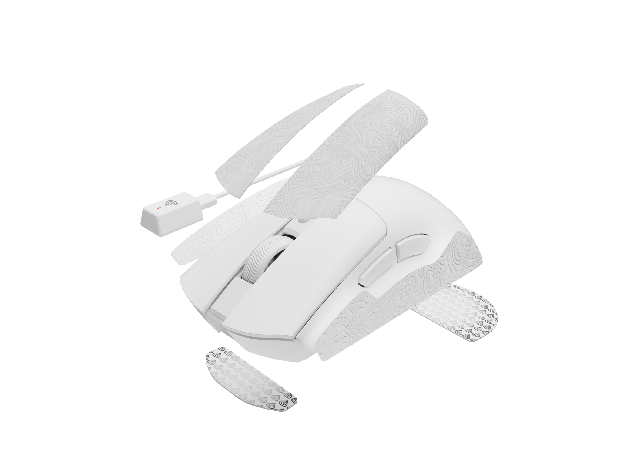 Genesis Gaming Mouse | Zircon 880 Pro 8k | Wireless | 2.4GHz, Bluetooth | White
