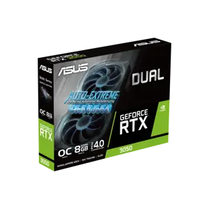 Vaizdo plokštė ASUS GeForce RTX 3050 8 GB, GDDR6, 128 bitai, 90YV0GH6-M0NA00