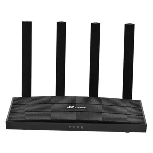 TP-Link Archer AX1500 Wi-Fi 6 maršrutizatorius, "Wi-Fi 6" (802.11ax), trijų dažnių (2,4 GHz / 5 GHz / 5 GHz), Ethernet LAN, juodas, stalinis maršrutizatorius