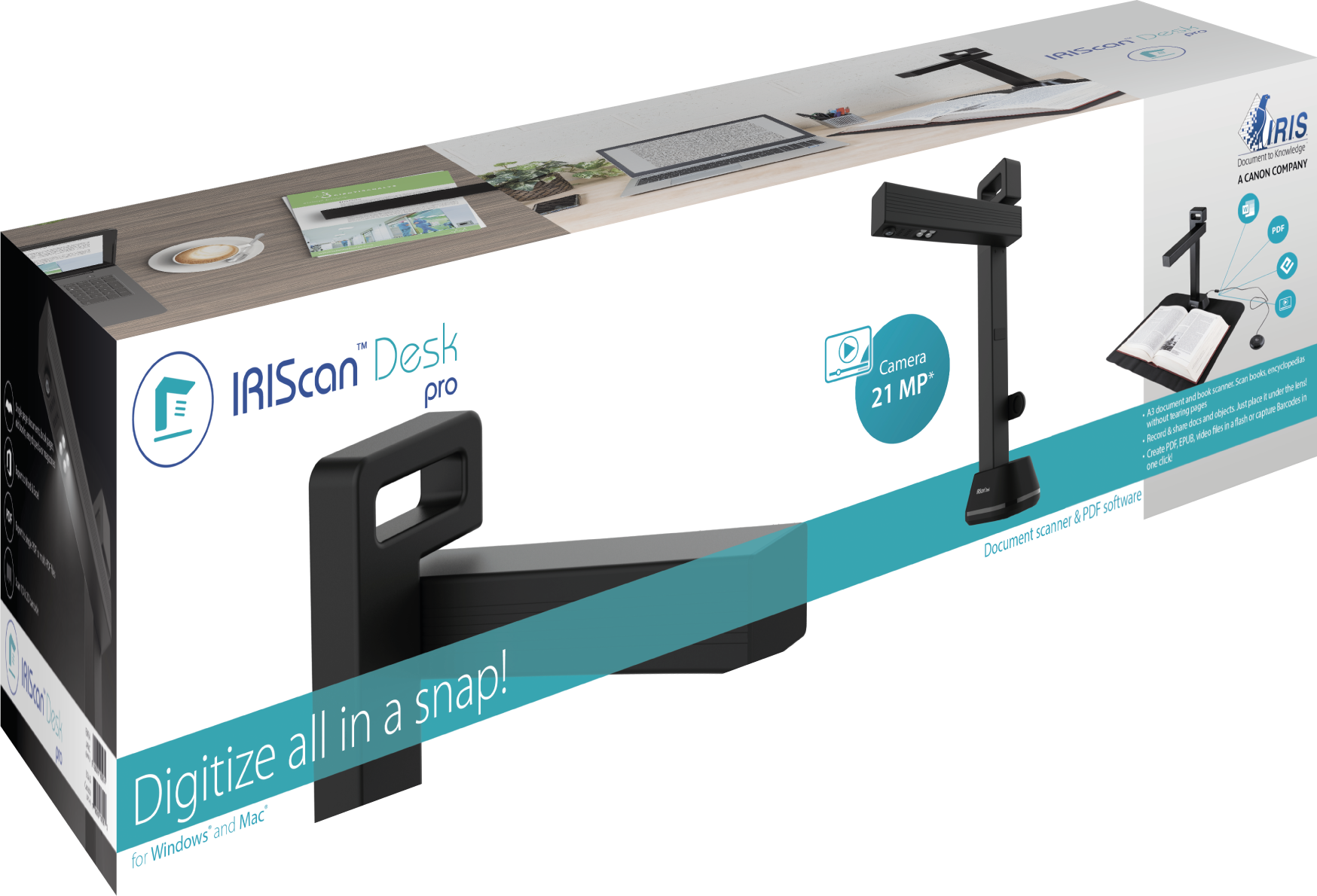 I.R.I.S. 462006, 420 x 297 mm, 300 x 300 DPI, Stalinis skeneris, juodas, CMOS, 5000 puslapių