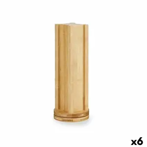 Stovas 20 kavos kapsulių, besisukantis bambuko 11 x 11 x 34 cm (6 vnt.)