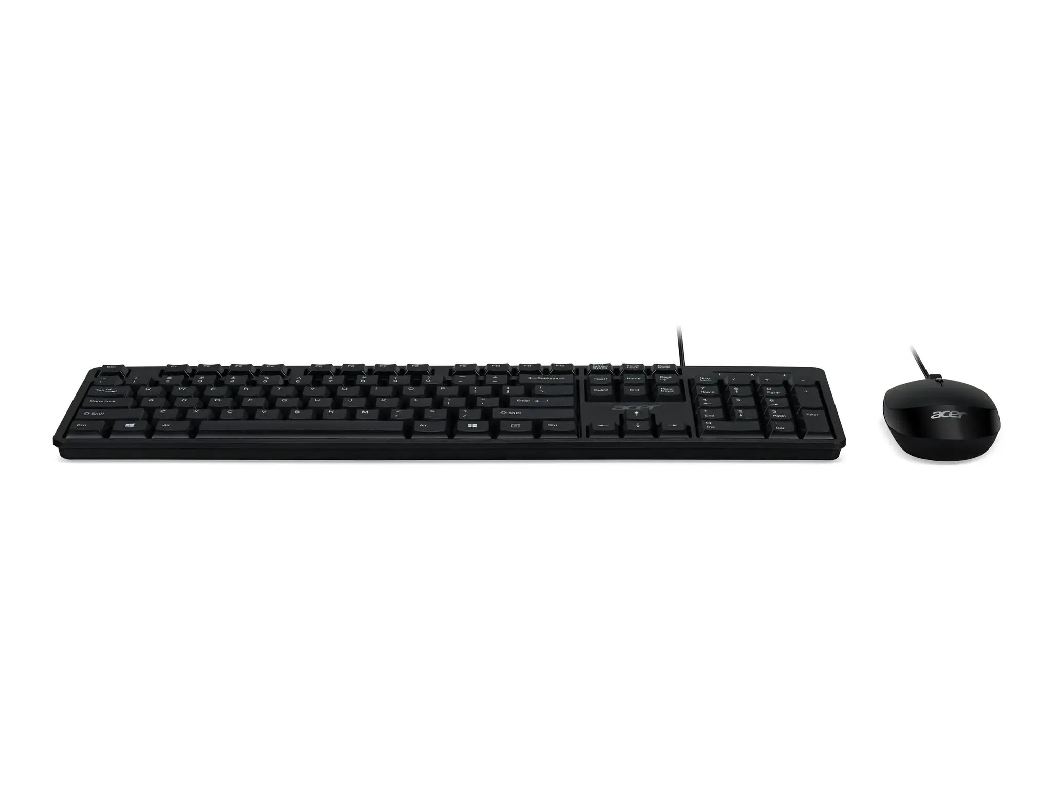 Acer Combo 100, Wired KB AKW900 + Wired mouse AMW920 Black US int. (Retail Pack) | Acer