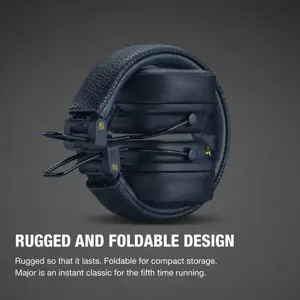 Marshall Major V Belaidės ausinės, Bluetooth, Midnight Blue