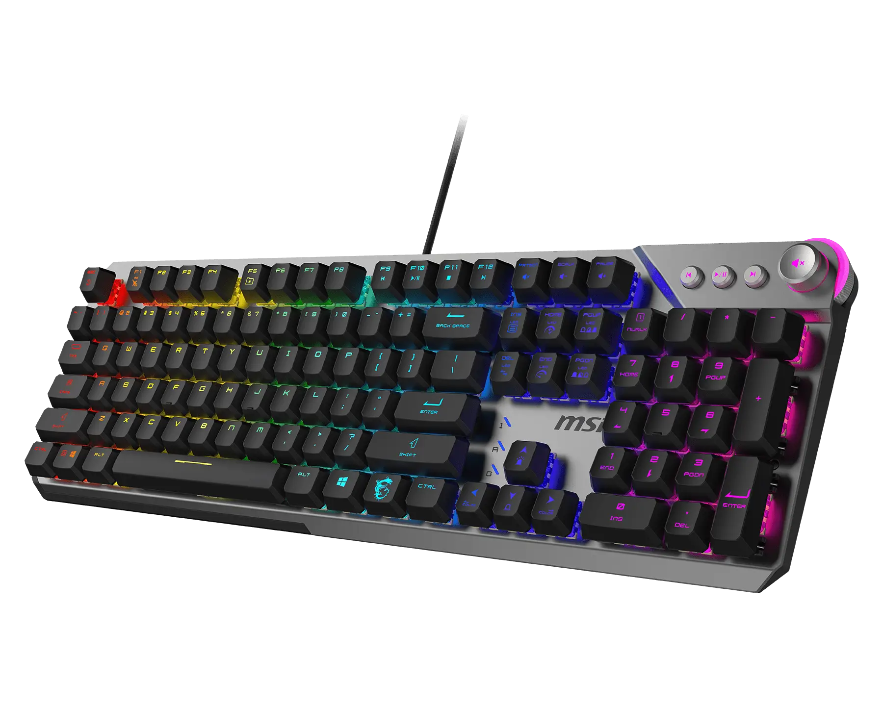 MSI STRIKE 600 V2 SILENT | Gaming keyboard | Wired | US | Mechanical - Silent