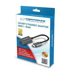 Esperanza ENA102 USB Type C- RJ45 Adapter