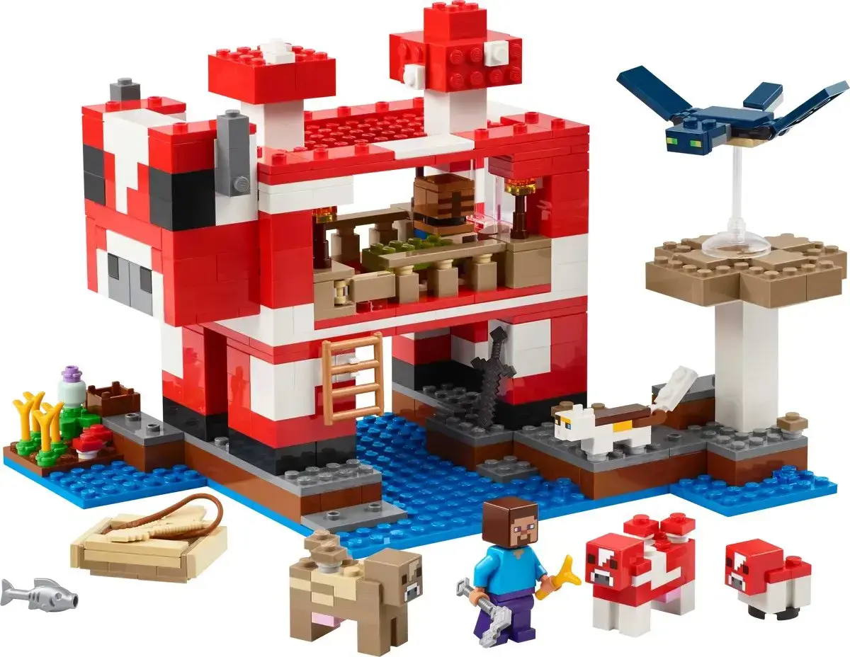 LEGO MINECRAFT 21270 The Mooshroom House