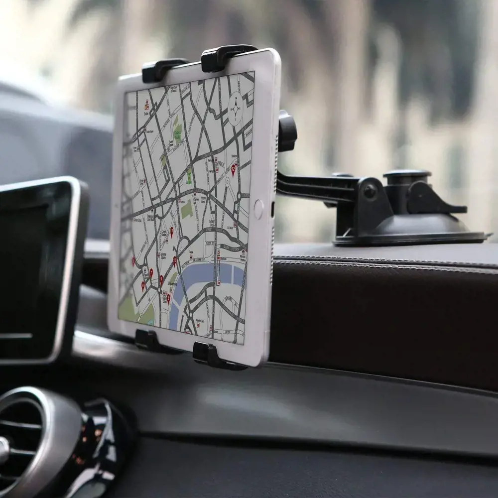 TECHLY 301009 "Techly" priekinio stiklo laikiklis, skirtas planšetiniam kompiuteriui / "iPad 7-10.1", juodas