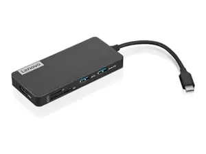 Lenovo GX90T77924, USB 3.2 Gen 1 (3.1 Gen 1) Type-C, Pilka, MicroSD (TransFlash), SD, HDMI, USB 2.0, USB 3.2 Gen 1 (3.1 Gen 1) Type-A, USB 3.2 Gen 1 (3.1 Gen 1) Type-C, CB, FCC, ICES, CE, RCM, VCCI, BSMI, Ukraina, EAC, KC, USB