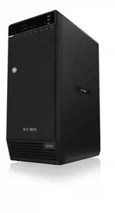 ICYBOX IB-3680SU3 "IcyBox" išorinis 3,5 standžiųjų diskų dėklas su 8 lizdais SATA I/II/III, USB 3.0, eSATA, JBOD, juodas