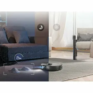 Dulkių siurblys-robotas ROBOROCK S8+, Juoda