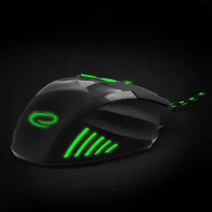 ESPERANZA EGM201G WIRED MOUSE FOR GAMERS 7D OPT. USB MX201 WOLF GREEN