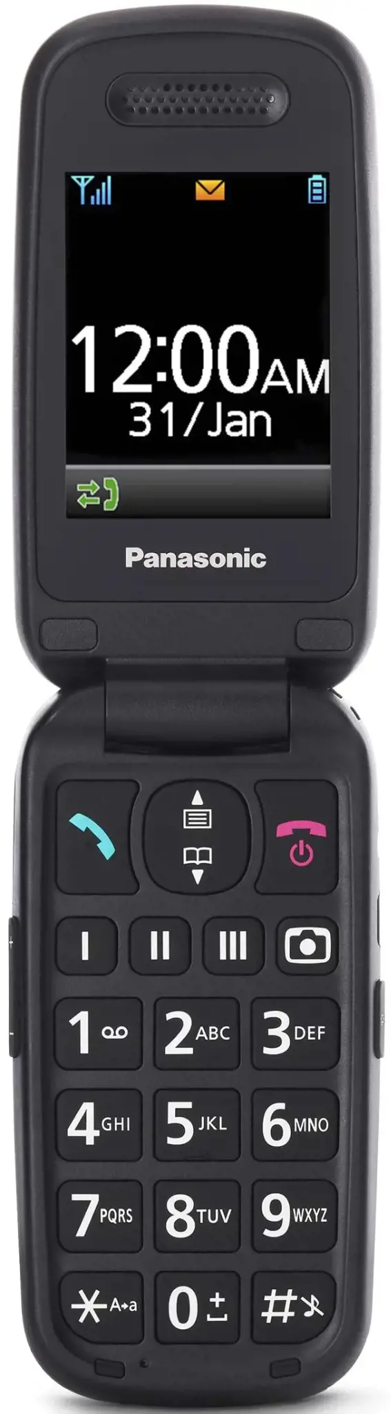 Mobilusis telefonas Panasonic KX-TU446EXG (Nėra LT kalbos), Pilka