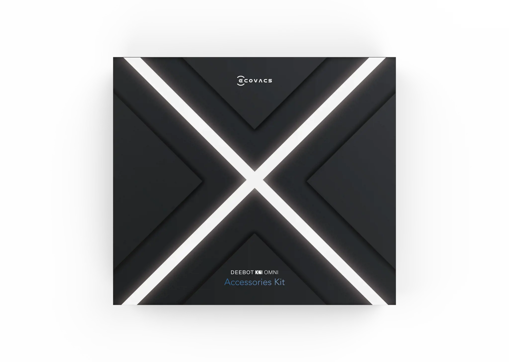 "Ecovacs" priedų rinkinys D-KT01-0027 2x šoninis šepetys (juodas), 1x filtro rinkinys, 2x dulkių maišelis, 2 poros valymo šluostės, 1x valymo tirpalas 110 m, tinka X1 OMNI (juodas)