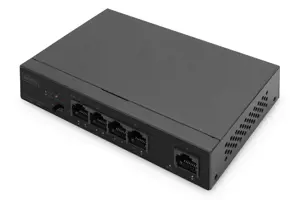 Digitus 4 prievadų Gigabit PoE komutatorius DN-95330-1 10/100/1000 Mbps (RJ-45), nevaldomas, stalinis, Ethernet LAN (RJ-45) prievadai 4